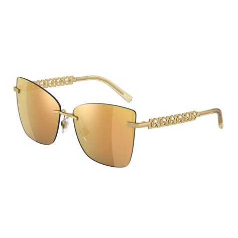 dolce & gabbana sonnenbrille damen gold|d&g online shopping.